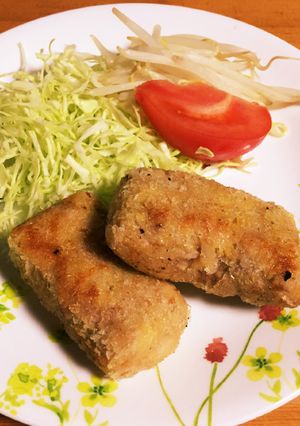 豆腐の豚巻きカツ★大きめの豚こま切れで★-レシピのメイン写真
