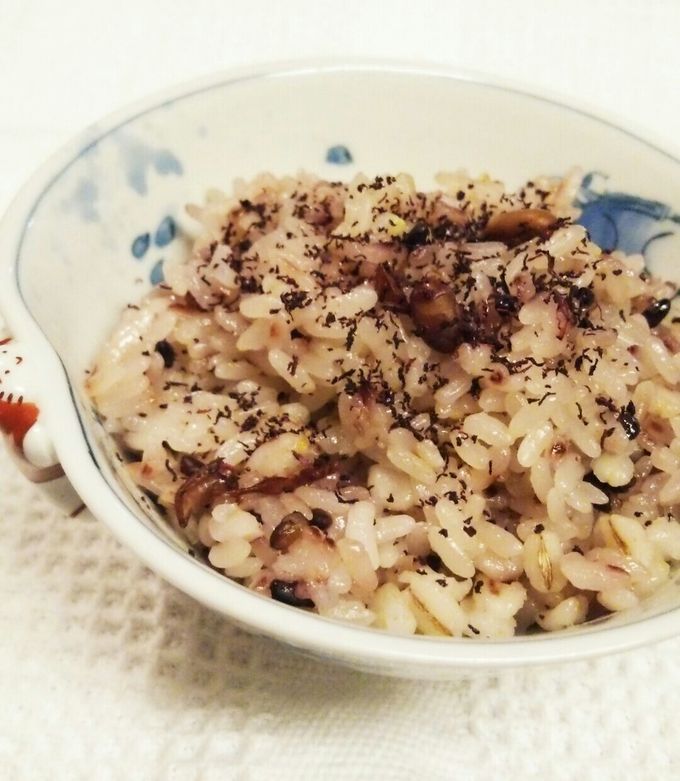 *お赤飯にゆかり*-レシピのメイン写真