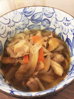 豚バラ野菜うどん-レシピのメイン写真