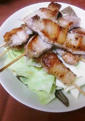 焼鳥といえば豚バラ串(鶏じゃないけど)-レシピのメイン写真