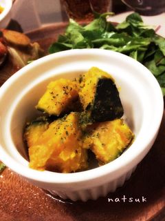 こってり美味しい!かぼちゃの味噌マヨ炒め-レシピのメイン写真