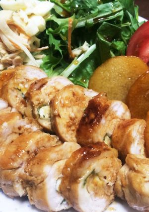 ヘルシー！鶏胸肉の大葉チーズロール-レシピのメイン写真