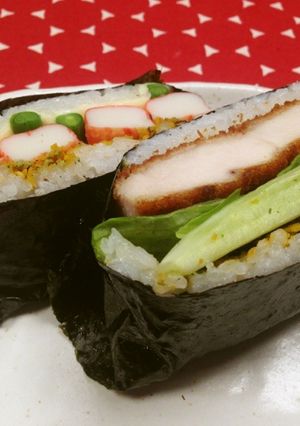 美人レシピ・のりたまおにぎらず-レシピのメイン写真