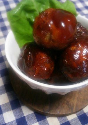 照りっ照り！栄養満点ミートボール！-レシピのメイン写真