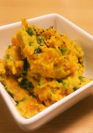 簡単☆アツアツかぼちゃのホットサラダ☆-レシピのメイン写真