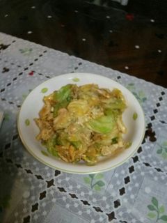 春キャベツの卵とじ炒め-レシピのメイン写真