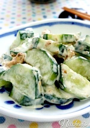 きゅうりのおかかマヨ醤油和え-レシピのメイン写真