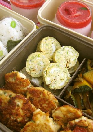 おむすび2種♡枝豆チーズペッパー＆梅鰹-レシピのメイン写真