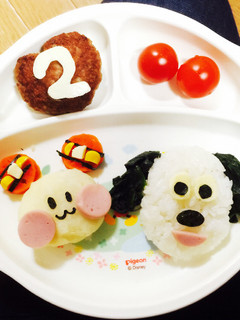 誕生日プレート♡忙しいママも簡単!-レシピのメイン写真