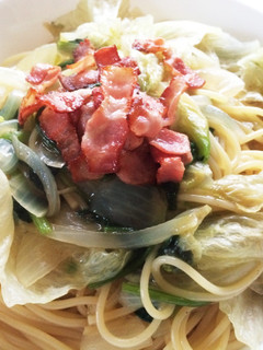 簡単!パリパリとろーりパスタ-レシピのメイン写真