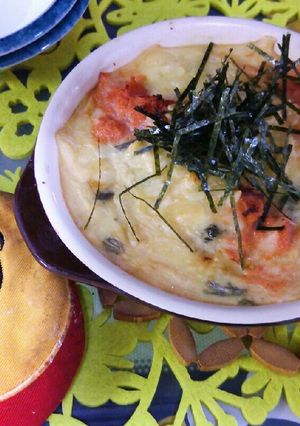 タラの芽&豆腐と明太子の和風グラタン!!-レシピのメイン写真