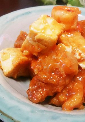 かさ増しで遠慮なく食べれる！エビチリ-レシピのメイン写真