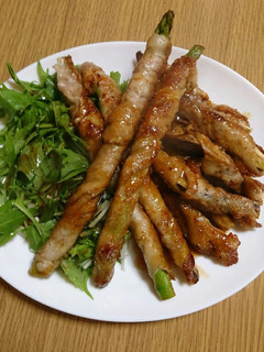 アスパラの豚ばら肉巻き♪-レシピのメイン写真