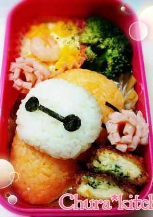 簡単キャラ弁❃ベイマックス♡人参-レシピのメイン写真