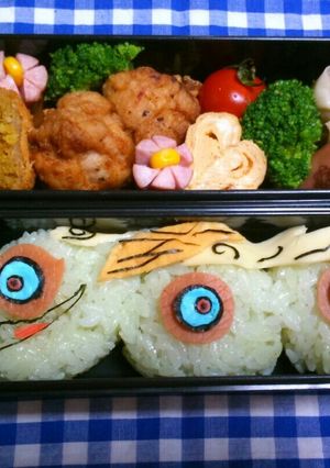 妖怪ウォッチ キャラ弁 枝魔目さま-レシピのメイン写真