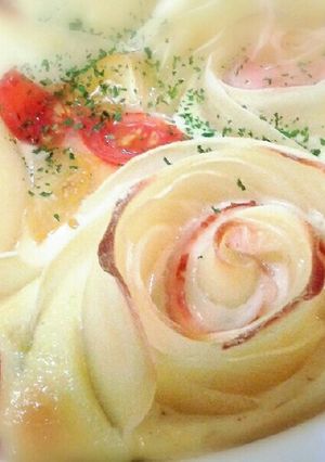 菜の花とポテトのお花畑キッシュ-レシピのメイン写真