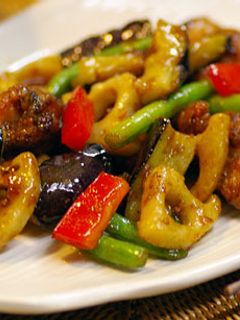 ★鶏と野菜の黒甘酢炒め★-レシピのメイン写真
