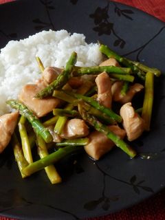 アスパラガスと鶏肉のレモン炒め-レシピのメイン写真