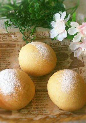 HB朝焼くだけ♡低温発酵きなこもち風パン-レシピのメイン写真
