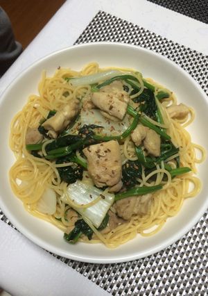 シンプル鶏肉パスタ-レシピのメイン写真