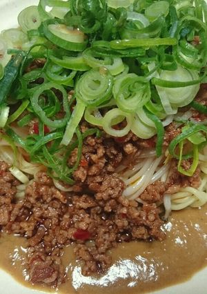 カレーリメイク☆汁なし担々麺-レシピのメイン写真