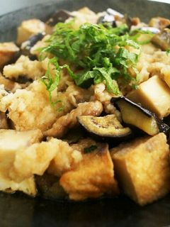 豚肉と茄子と厚揚げのみぞれ煮。-レシピのメイン写真