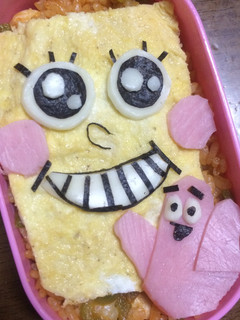 スポンジボブ&パトリックのキャラ弁-レシピのメイン写真