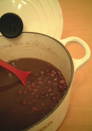 クルーゼor土鍋でぜんざい★-レシピのメイン写真