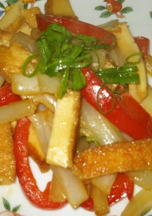 厚揚げと白菜のオイスター炒め-レシピのメイン写真