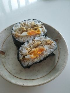 中華風味モヤシと切り干し大根おにぎらず-レシピのメイン写真