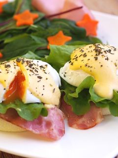 お酢で手軽に!エッグベネディクト-レシピのメイン写真