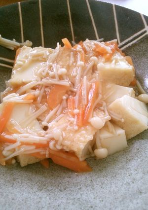 豆腐嫌いの旦那も食べる厚揚げのあんかけ-レシピのメイン写真
