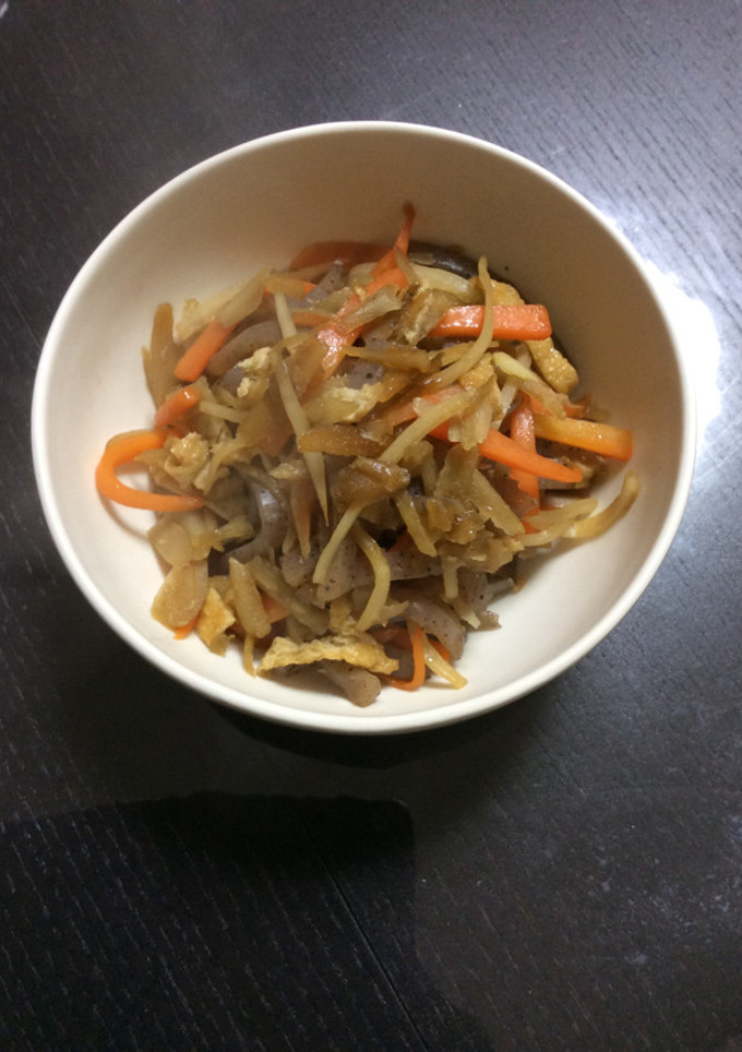 大根の皮入りきんぴらごぼう-レシピのメイン写真