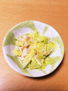 キャベツとえのきの春サラダ-レシピのメイン写真