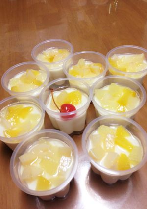 ★簡単‼まぜるだけ杏仁豆腐★（もっちり）-レシピのメイン写真