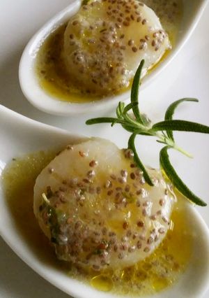 帆立のChia seedsマリネ-レシピのメイン写真