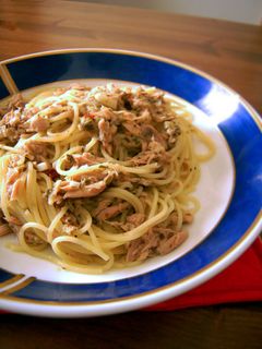 ツナとニンニクのパスタ-レシピのメイン写真