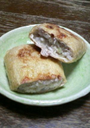 油揚げに詰め詰め焼き-レシピのメイン写真