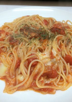 モッツァレラチーズのトマトパスタ-レシピのメイン写真