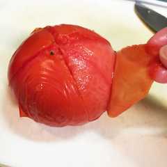 รูปของ トマトの湯むき