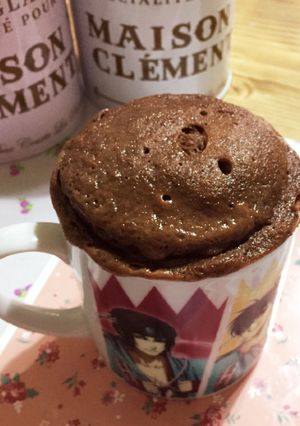 レンジde☆マグカップチョコケーキ-レシピのメイン写真