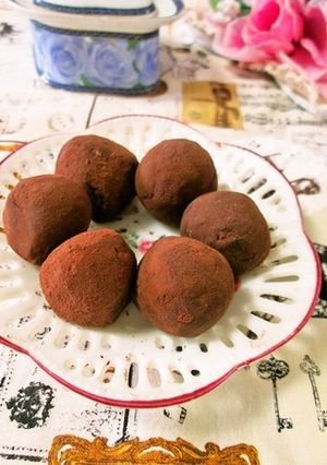 バナナ＆はったい粉入り生チョコ-レシピのメイン写真