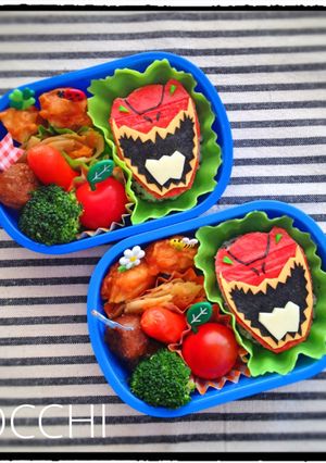 キョウリュウジャー★キャラ弁-レシピのメイン写真