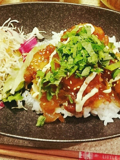 麺つゆで簡単から揚げ丼 ☆*゜-レシピのメイン写真