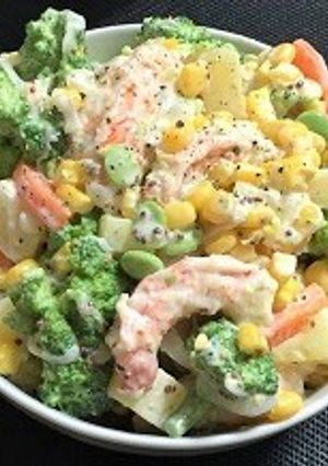 海老・ほたて・野菜のマヨネーズサラダ-レシピのメイン写真