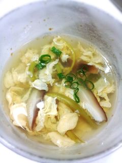 ほんだしでゼンマイとしいたけの和風スープ-レシピのメイン写真