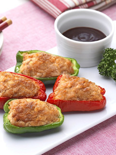 シーチキンのピーマン詰め焼き-レシピのメイン写真