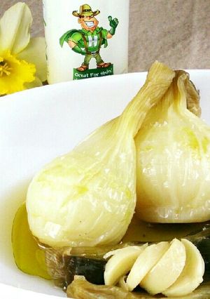 葉たまねぎとヘンプシードオイルのおかず-レシピのメイン写真