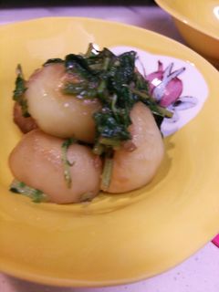 新じゃがと大根葉の甘辛煮-レシピのメイン写真