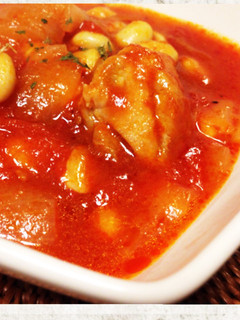 鶏肉と豆の簡単トマト煮-レシピのメイン写真